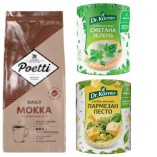 Зерновой кофе и хлебцы 2 вида